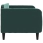 vidaXL Letto da Giorno Verde Scuro 80x200 cm in Velluto vidaXL Letto da Giorno Verde Scuro 80x200 cm in Velluto
