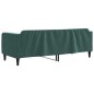 vidaXL Letto da Giorno Verde Scuro 80x200 cm in Velluto vidaXL Letto da Giorno Verde Scuro 80x200 cm in Velluto