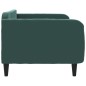 vidaXL Letto da Giorno Verde Scuro 100x200 cm in Velluto vidaXL Letto da Giorno Verde Scuro 100x200 cm in Velluto