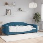 vidaXL Letto da Giorno Blu 100x200 cm in Velluto vidaXL Letto da Giorno Blu 100x200 cm in Velluto