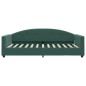 vidaXL Letto da Giorno Verde Scuro 100x200 cm in Velluto vidaXL Letto da Giorno Verde Scuro 100x200 cm in Velluto