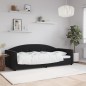 vidaXL Letto da Giorno Nero 90x190 cm in Velluto vidaXL Letto da Giorno Nero 90x190 cm in Velluto