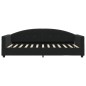 vidaXL Letto da Giorno Nero 90x190 cm in Velluto vidaXL Letto da Giorno Nero 90x190 cm in Velluto
