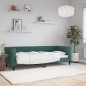vidaXL Letto da Giorno Verde Scuro 80x200 cm in Velluto vidaXL Letto da Giorno Verde Scuro 80x200 cm in Velluto