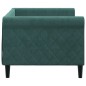 vidaXL Letto da Giorno Verde Scuro 80x200 cm in Velluto vidaXL Letto da Giorno Verde Scuro 80x200 cm in Velluto