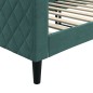 vidaXL Letto da Giorno Verde Scuro 80x200 cm in Velluto vidaXL Letto da Giorno Verde Scuro 80x200 cm in Velluto