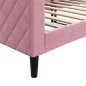 vidaXL Letto da Giorno Rosa 80x200 cm in Velluto vidaXL Letto da Giorno Rosa 80x200 cm in Velluto