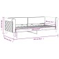 vidaXL Letto da Giorno Rosa 80x200 cm in Velluto vidaXL Letto da Giorno Rosa 80x200 cm in Velluto
