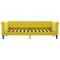 vidaXL Letto da Giorno Giallo 80x200 cm in Velluto vidaXL Letto da Giorno Giallo 80x200 cm in Velluto