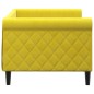 vidaXL Letto da Giorno Giallo 80x200 cm in Velluto vidaXL Letto da Giorno Giallo 80x200 cm in Velluto