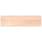 vidaXL Piano per Tavolo 220x60x6 cm in Rovere Non Trattato Bordi Vivi