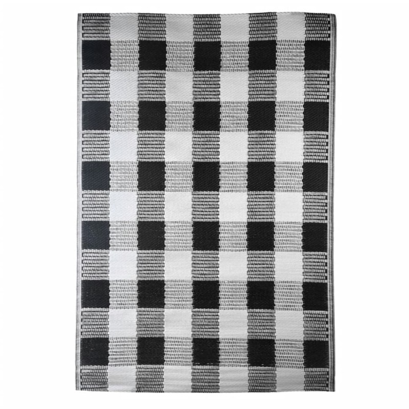 Esschert Design Tappeto da Esterno con Motivo a Scacchi S Esschert Design Tappeto da Esterno con Motivo a Scacchi S