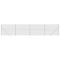 vidaXL Recinzione a Rete con Flangia Argento 2x10 m vidaXL Recinzione a Rete con Flangia Argento 2x10 m