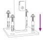 vidaXL Recinzione a Rete con Flangia Argento 2x10 m vidaXL Recinzione a Rete con Flangia Argento 2x10 m