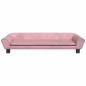 vidaXL Lettino per Cani Rosa 100x50x21 cm in Velluto vidaXL Lettino per Cani Rosa 100x50x21 cm in Velluto