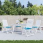 vidaXL Cuscini per Sedia 6 pz Blu 40x40x3 cm in Tessuto Oxford