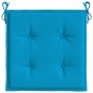 vidaXL Cuscini per Sedia 6 pz Blu 40x40x3 cm in Tessuto Oxford