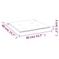 vidaXL Cuscini per Sedia 6 pz Blu 40x40x3 cm in Tessuto Oxford
