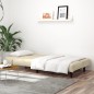 vidaXL Divano Letto a 2 Posti Crema in Velluto vidaXL Divano Letto a 2 Posti Crema in Velluto