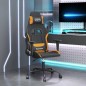 vidaXL Sedia da Gaming Nero e Arancione in Tessuto vidaXL Sedia da Gaming Nero e Arancione in Tessuto
