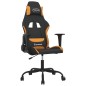 vidaXL Sedia da Gaming Nero e Arancione in Tessuto vidaXL Sedia da Gaming Nero e Arancione in Tessuto