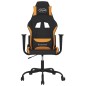 vidaXL Sedia da Gaming Nero e Arancione in Tessuto vidaXL Sedia da Gaming Nero e Arancione in Tessuto