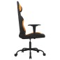 vidaXL Sedia da Gaming Nero e Arancione in Tessuto vidaXL Sedia da Gaming Nero e Arancione in Tessuto
