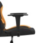 vidaXL Sedia da Gaming Nero e Arancione in Tessuto vidaXL Sedia da Gaming Nero e Arancione in Tessuto