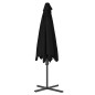 Ombrellone con Palo in Acciaio Nero 300x230 cm Ombrellone con Palo in Acciaio Nero 300x230 cm