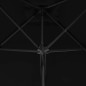 Ombrellone con Palo in Acciaio Nero 300x230 cm Ombrellone con Palo in Acciaio Nero 300x230 cm