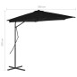 Ombrellone con Palo in Acciaio Nero 300x230 cm Ombrellone con Palo in Acciaio Nero 300x230 cm