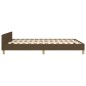 vidaXL Giroletto con Testiera Grigio Scuro 140x190 cm in Tessuto vidaXL Giroletto con Testiera Grigio Scuro 140x190 cm in Tessuto