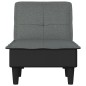 vidaXL Chaise Longue in Tessuto Grigio Scuro vidaXL Chaise Longue in Tessuto Grigio Scuro