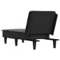 vidaXL Chaise Longue in Tessuto Grigio Scuro vidaXL Chaise Longue in Tessuto Grigio Scuro