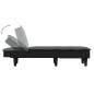 vidaXL Chaise Longue in Tessuto Grigio Scuro vidaXL Chaise Longue in Tessuto Grigio Scuro
