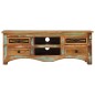 vidaXL Mobile Porta TV 110x30x40 cm in Legno Massello di Recupero vidaXL Mobile Porta TV 110x30x40 cm in Legno Massello di Recupero