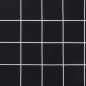 vidaXL Cuscini Sedia Giardino 4pz Motivo Quadri Nero 50x50x3cm Tessuto