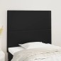 vidaXL Testiera 2 pz Nero 90x5x78/88 cm in Similpelle vidaXL Testiera 2 pz Nero 90x5x78/88 cm in Similpelle