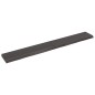 vidaXL Ripiano Marrone Scuro 220x30x(2-6) cm Massello Rovere Trattato vidaXL Ripiano Marrone Scuro 220x30x(2-6) cm Massello Rovere Trattato