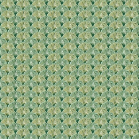 Topchic Carta da Parati Fans Verde