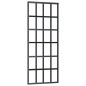 vidaXL Porta Scorrevole in Vetro ESG e Alluminio 76x205 cm Nera vidaXL Porta Scorrevole in Vetro ESG e Alluminio 76x205 cm Nera