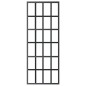 vidaXL Porta Scorrevole in Vetro ESG e Alluminio 76x205 cm Nera vidaXL Porta Scorrevole in Vetro ESG e Alluminio 76x205 cm Nera