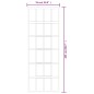 vidaXL Porta Scorrevole in Vetro ESG e Alluminio 76x205 cm Nera vidaXL Porta Scorrevole in Vetro ESG e Alluminio 76x205 cm Nera