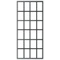 vidaXL Porta Scorrevole in Vetro ESG e Alluminio 90x205 cm Nera vidaXL Porta Scorrevole in Vetro ESG e Alluminio 90x205 cm Nera
