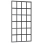 vidaXL Porta Scorrevole in Vetro ESG e Alluminio 102x205 cm Nera