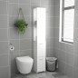 vidaXL Armadietto da Bagno Bianco 25x25x170 cm in Truciolato vidaXL Armadietto da Bagno Bianco 25x25x170 cm in Truciolato