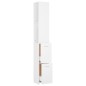 vidaXL Armadietto da Bagno Bianco 25x25x170 cm in Truciolato vidaXL Armadietto da Bagno Bianco 25x25x170 cm in Truciolato