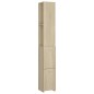 vidaXL Armadio da Bagno Rovere Sonoma 25x25x170 cm in Truciolato