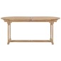Tavolo da Giardino Allungabile 180-280x100x75cm in Teak Ovale Tavolo da Giardino Allungabile 180-280x100x75cm in Teak Ovale