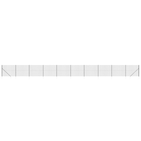 vidaXL Recinzione Metallica con Picchetti Ancoraggio Antracite 2x25 m
